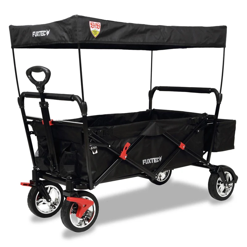 FUXTEC Bollerwagen FX-CT500 "VfB Stuttgart" - Edition avec toit solaire