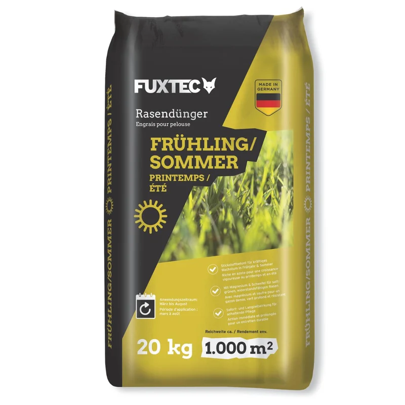 FUXTEC Engrais gazon printemps/été 20 kg FX-RDFS20