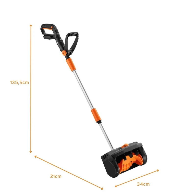 B-WARE FUXTEC Pelle à neige sans fil 20 V FX-E1SCH20 sans batterie ni chargeur