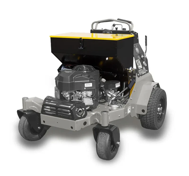 Stinger Quad-Aer 3600 lawn aerator with seed box