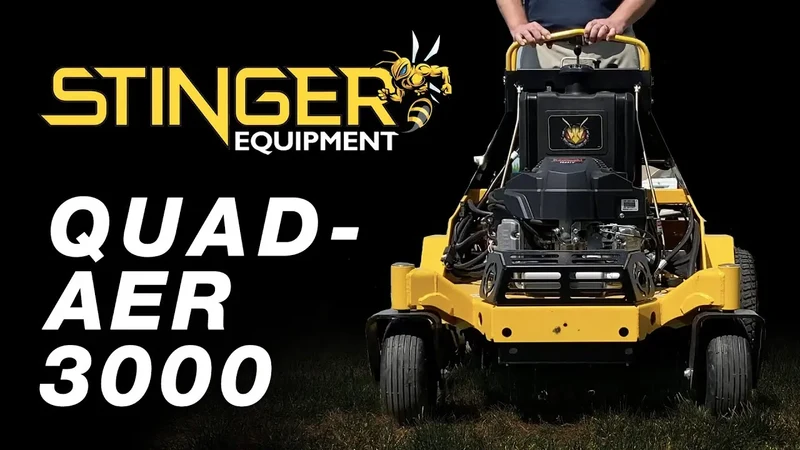 Stinger Quad-Aer 3000 Lawn Aerator