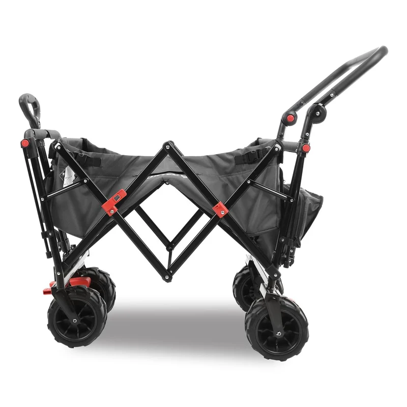 Chariot de plage FUXTEC Occasion Beach Cruiser avec auvent protégé contre les UV, poignée de poussée et extension intérieure