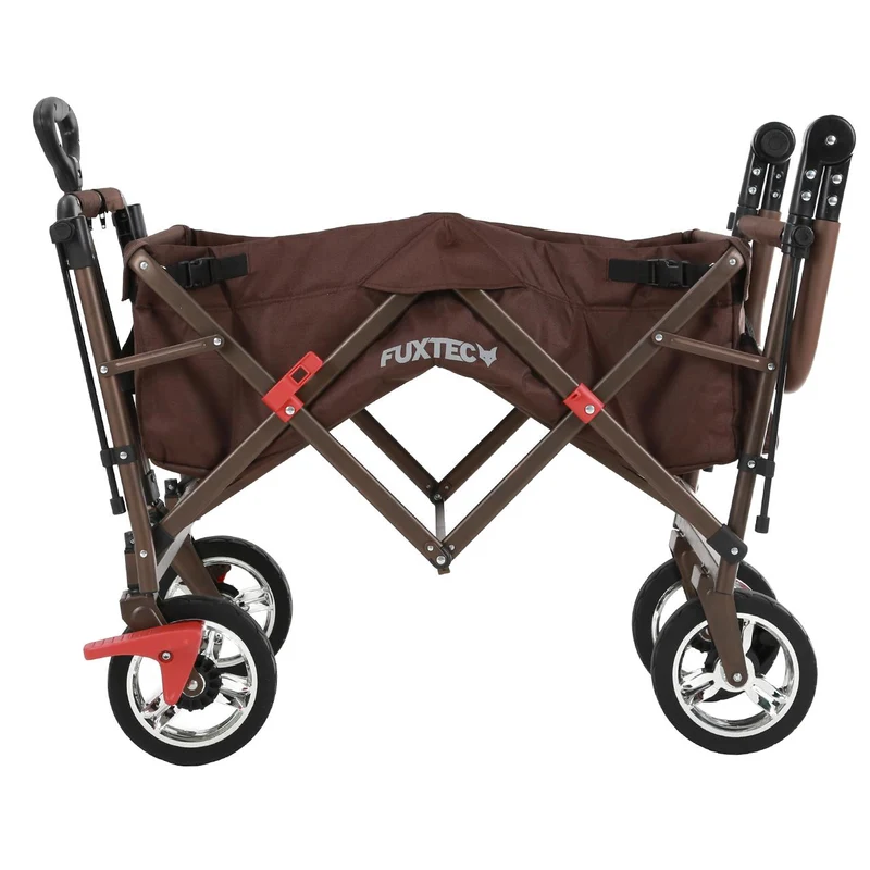Chariot à bras Easy Cruiser d'occasion avec auvent protégé contre les UV et poignée de poussée supplémentaire