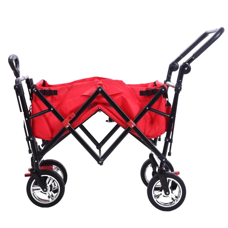 Chariot à bras Easy Cruiser d'occasion avec auvent protégé contre les UV et poignée de poussée supplémentaire