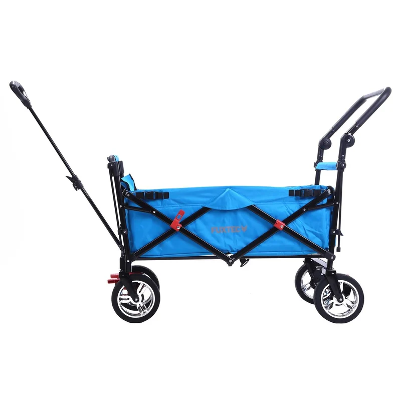 Chariot à bras Easy Cruiser d'occasion avec auvent protégé contre les UV et poignée de poussée supplémentaire