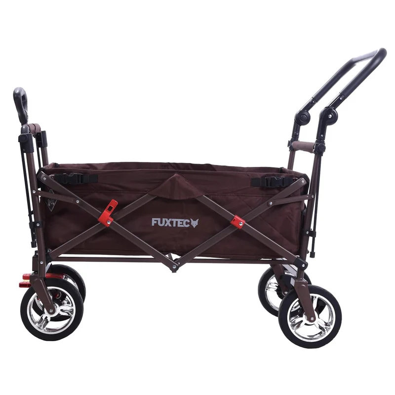 Chariot à bras Easy Cruiser d'occasion avec auvent protégé contre les UV et poignée de poussée supplémentaire