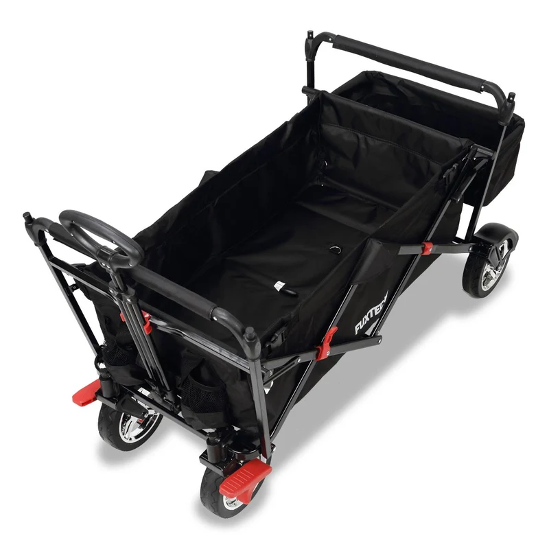 B-WARE FUXTEC Bollerwagen FX-CT500 "VfB Stuttgart" - Edition avec toit solaire