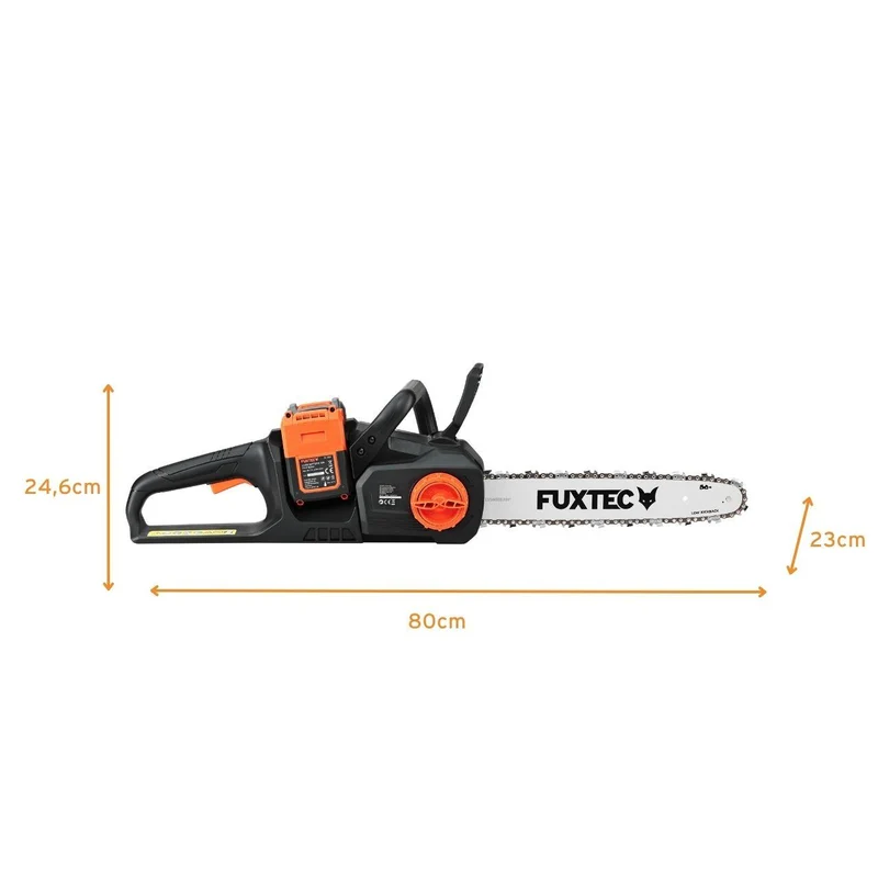 Tronçonneuse batterie sans fil 2x20V FUXTEC FX-E2KSSET