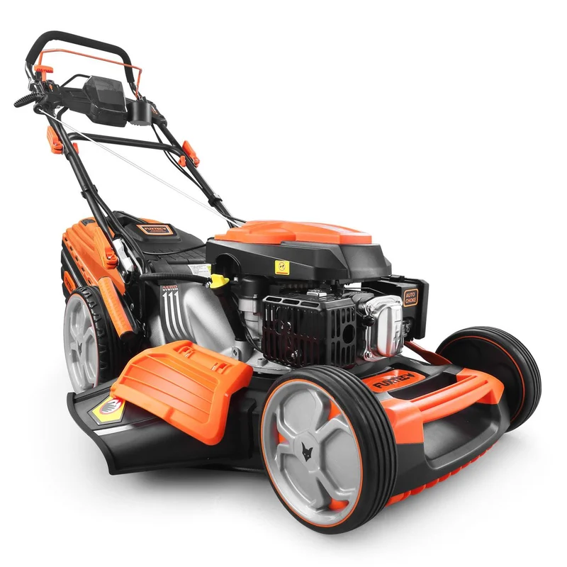 B-WARE Tondeuse thermique PRO démarrage électrique E-Start et vitesse d'autotraction réglable FUXTEC FX-RM5396PesPRO