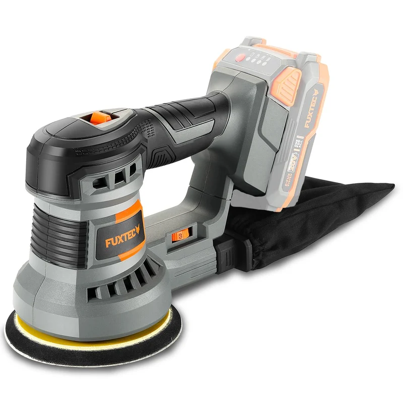 Ponceuse excentrique sans fil 20V FUXTEC FX-E1RS20 - Ø125 mm - Sans batterie ni chargeur