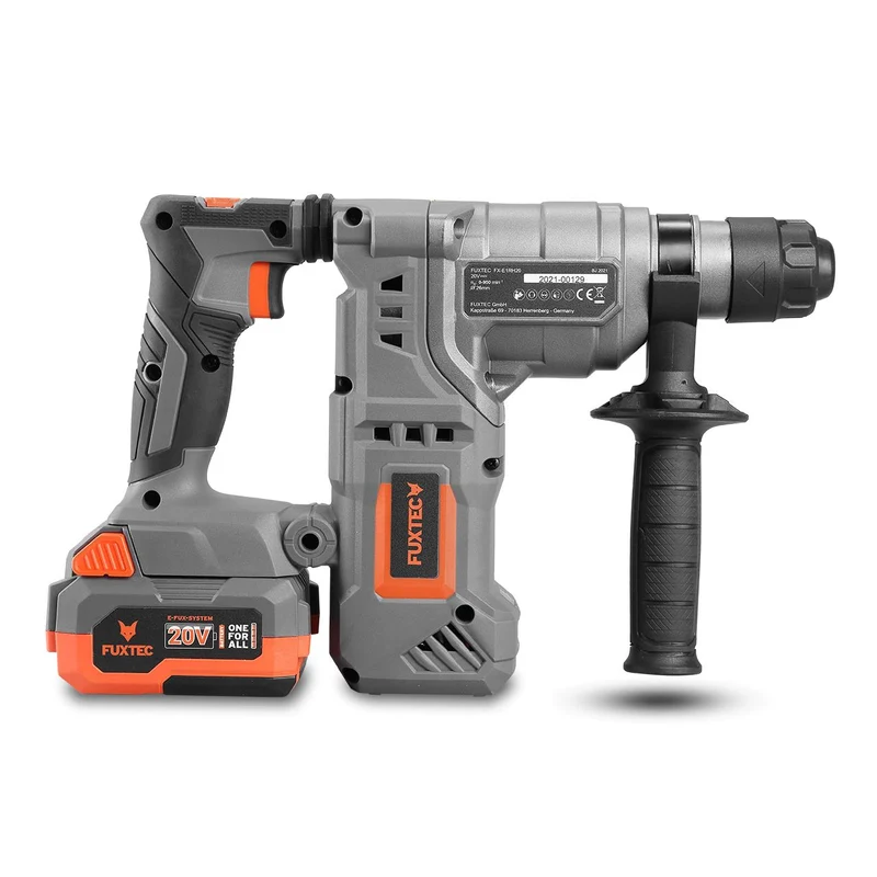 Marteau perforateur burineur sans fil 20V FUXTEC FX-E1RH20 - set avec batterie 4Ah et chargeur 1A
