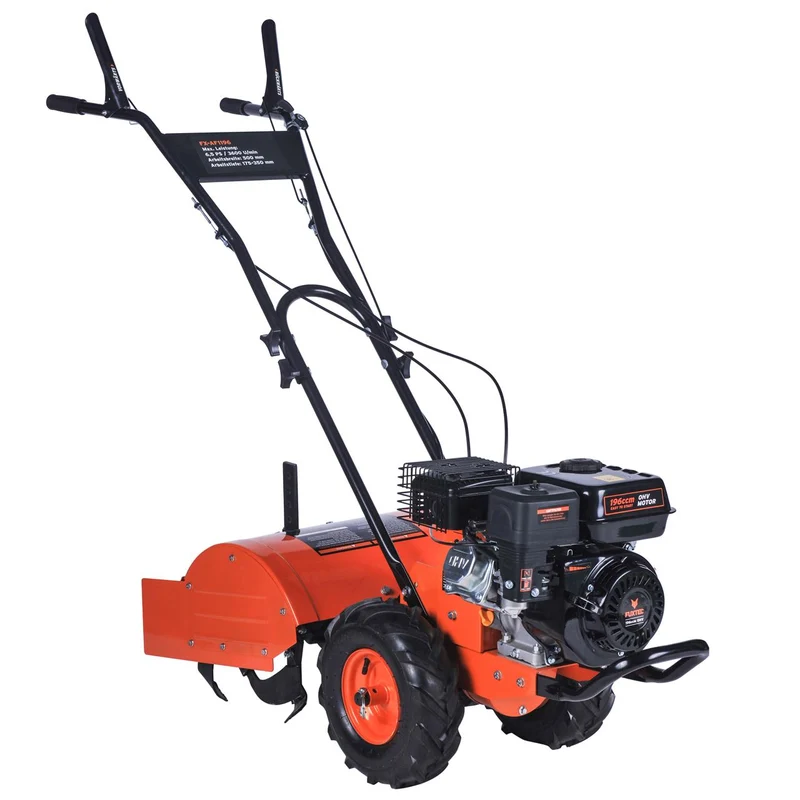B-WARE Motobineuse motoculteur thermique FUXTEC FX-AF1196 largeur de travail 50 cm