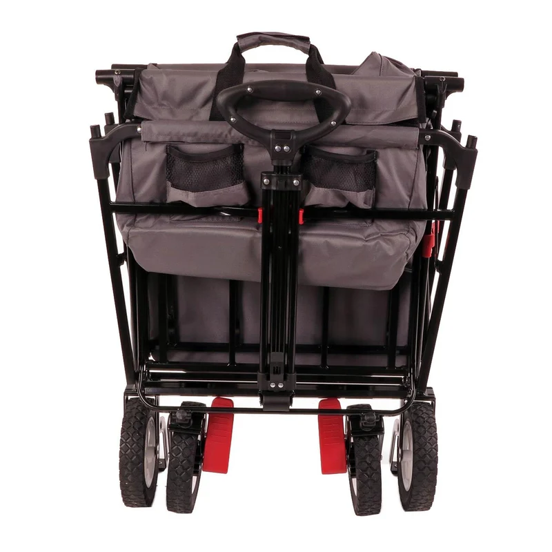 B-WARE Chariot à bras FUXTEC CT-400GR avec toit ouvrant