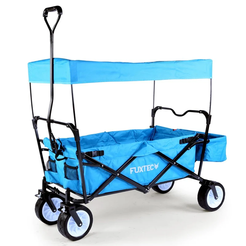 B-WARE Chariot à bras FUXTEC FX-BW100 BLEU TURQUOISE