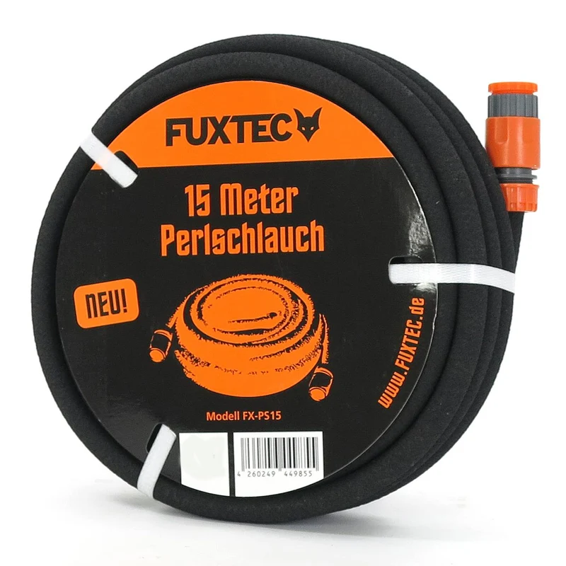 Tuyau perlé FUXTEC 15 m/30 m/50 m Occasion avec grand jeu d'accessoires