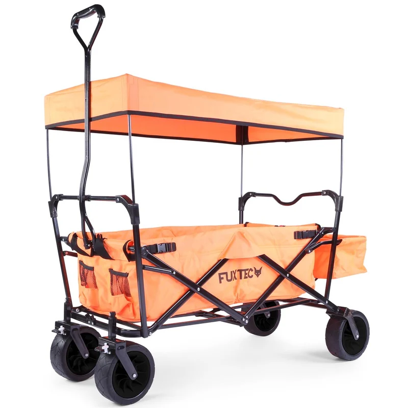B-WARE FUXTEC Chariot à pédales FX-BW100 ORANGE