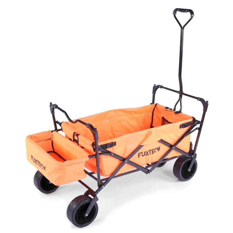 B-WARE FUXTEC Chariot à pédales FX-BW100 ORANGE