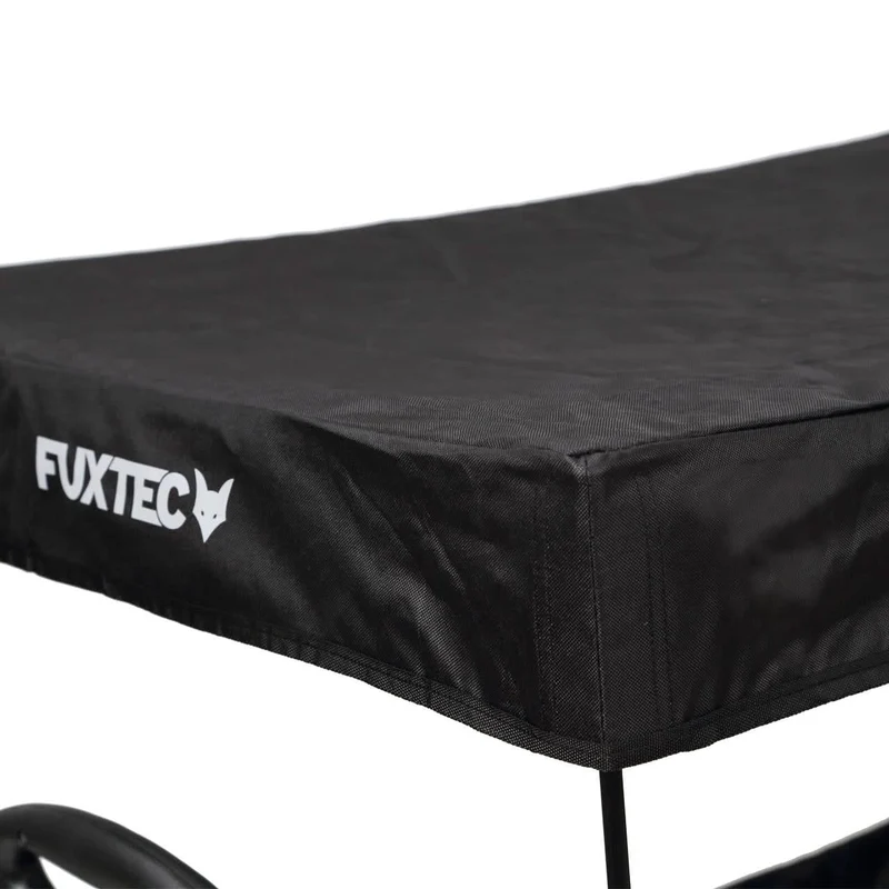 B-WARE Chariot à bras FUXTEC City Cruiser avec toit ouvrant NOIR