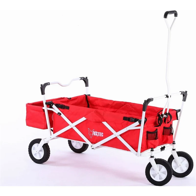 B-WARE FUXTEC Bollerwagen ROT mit Sonnendach JW-76A