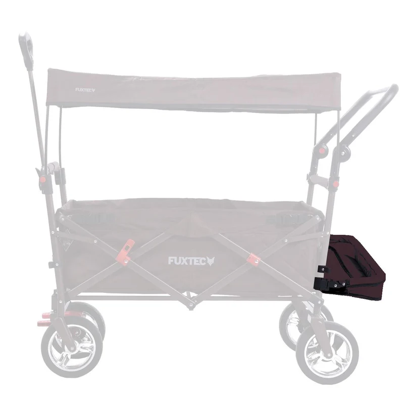 FUXTEC - Extension habitacle chariot de transport pliable CT800 marron