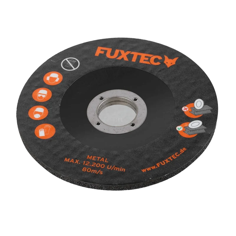 25 disques meules de tronçonnage 115x1,6x22mm métal acier inox pour meuleuse d'angle FX-E1WS20