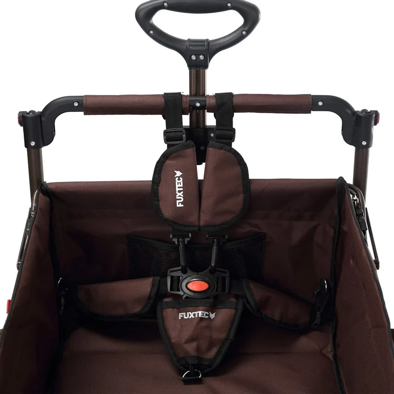 FUXTEC - Ceinture de sécurité 5 points marron chariot CT850