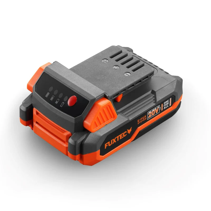 Meuleuse d'angle sans fil 20V FUXTEC FX-E1WS20 - set avec batterie 2Ah et chargeur 2,4A