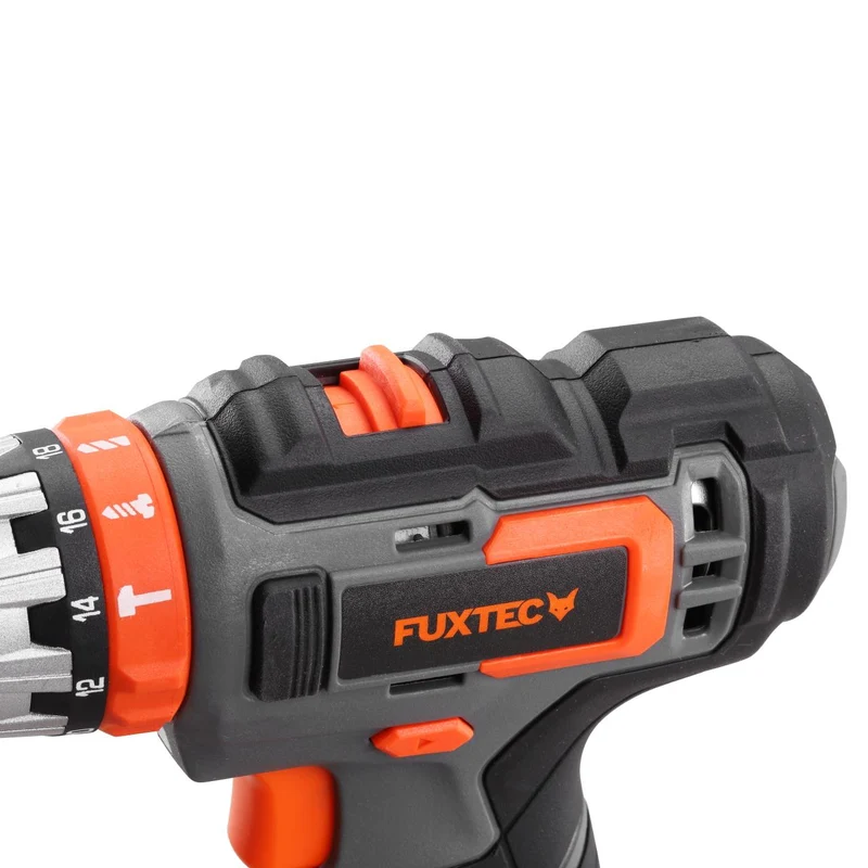 Perceuse-visseuse à percussion sans fil 20V FUXTEC FX-E1SBS20 - Set avec 2 batteries 2Ah et chargeur 1A