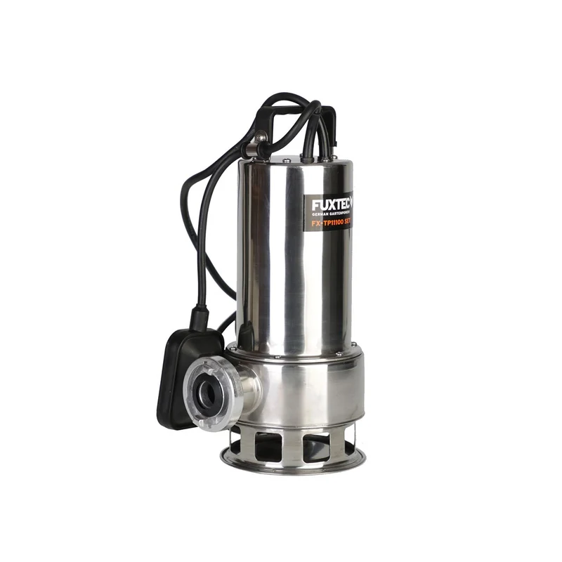 Pompe immergée en INOX 1100W FUXTEC FX-TP11100 - 15000 litres par heure