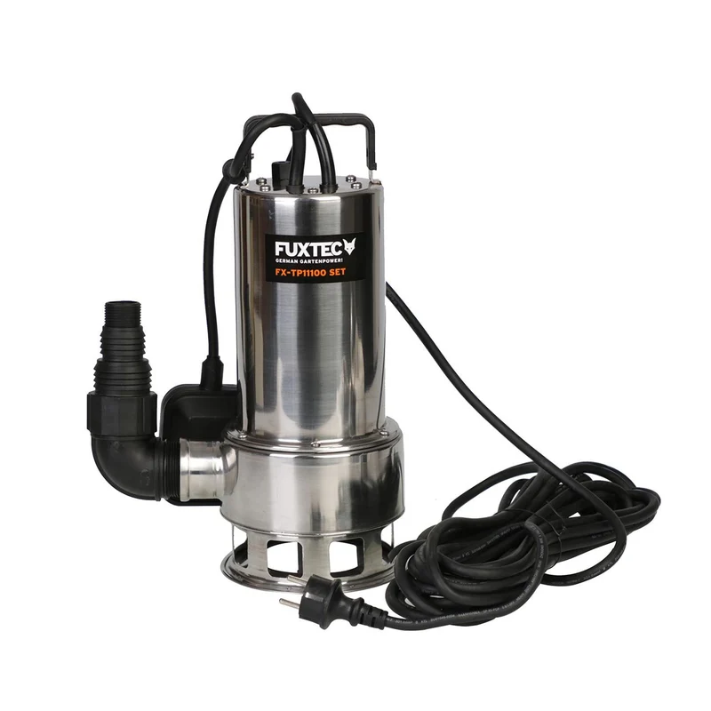 Pompe immergée en INOX 1100W FUXTEC FX-TP11100 - 15000 litres par heure