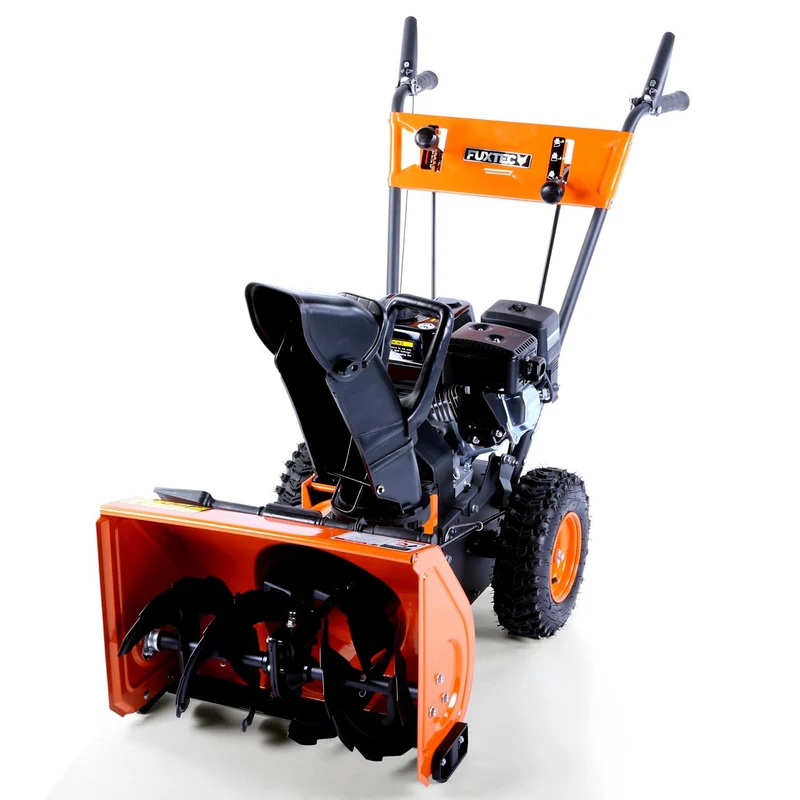 Balayeuse déneigeuse thermique FUXTEC FX-KM196, avec brosse de balayage - sans embout optionnel
