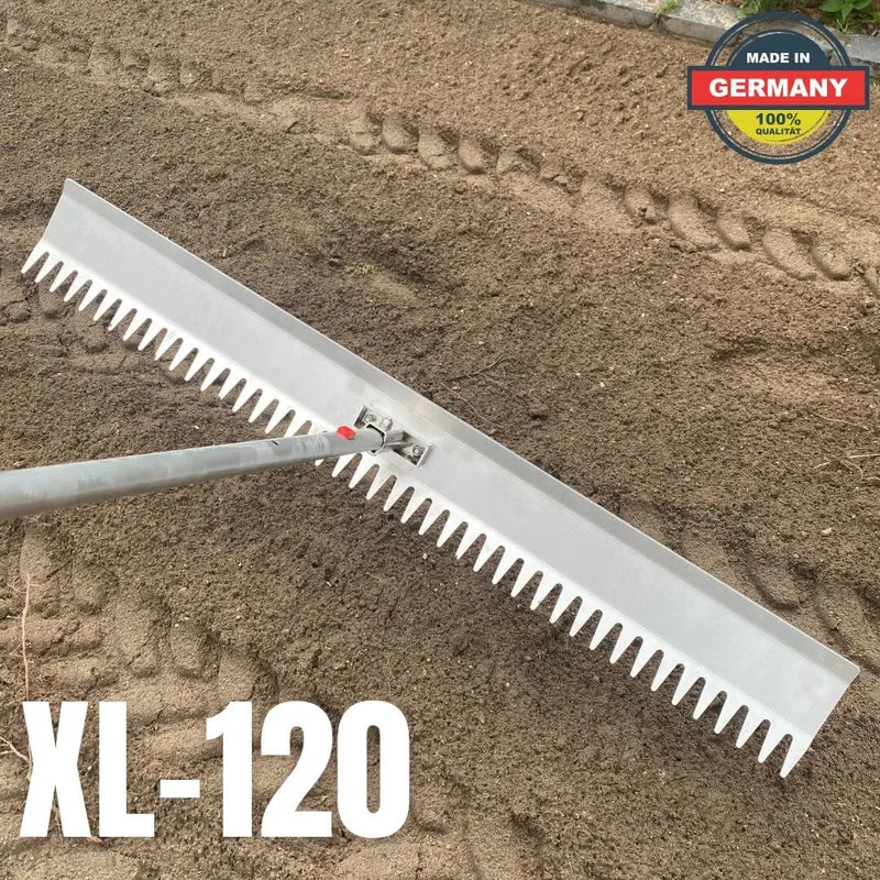 RISISANI Râteau paysager XL-120 | Râteau niveleur